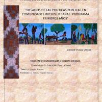 Desafíos de las políticas públicas en comunidades Wichis urbanas: programa primeros años