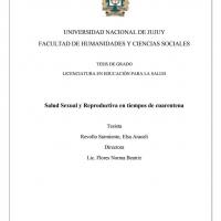 Salud sexual y reproductiva en tiempos de cuarentena