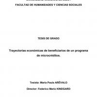 Trayectorias económicas de beneficiarios de un programa de microcréditos