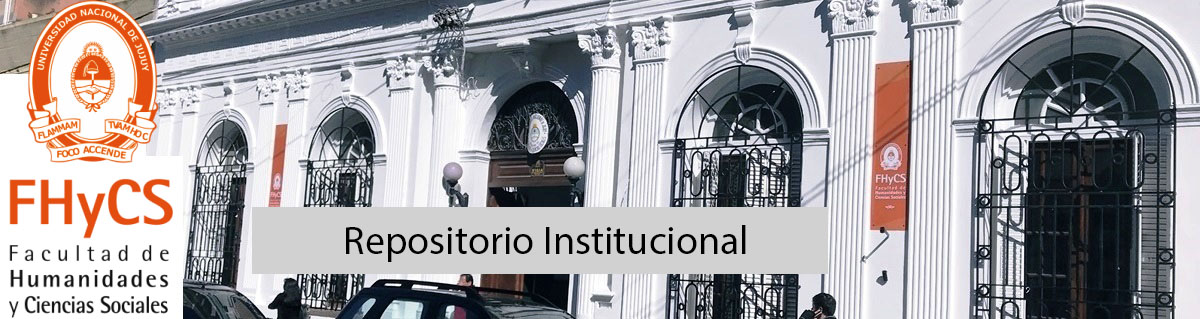 Repositorio Institucional Digital - FHyCS - UNJu